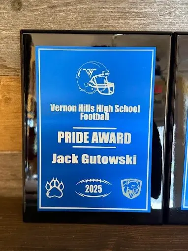Vernon Hills High School Football Pride Award